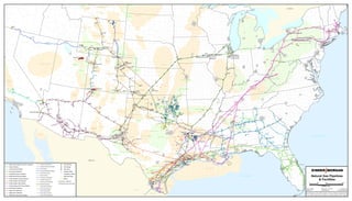 Kinder Morgan Natural Gas System Map