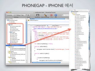 PHONEGAP - IPHONE
 