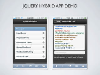 JQUERY HYBRID APP DEMO
 