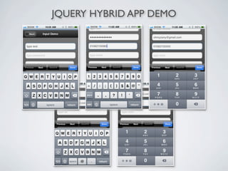 JQUERY HYBRID APP DEMO
 
