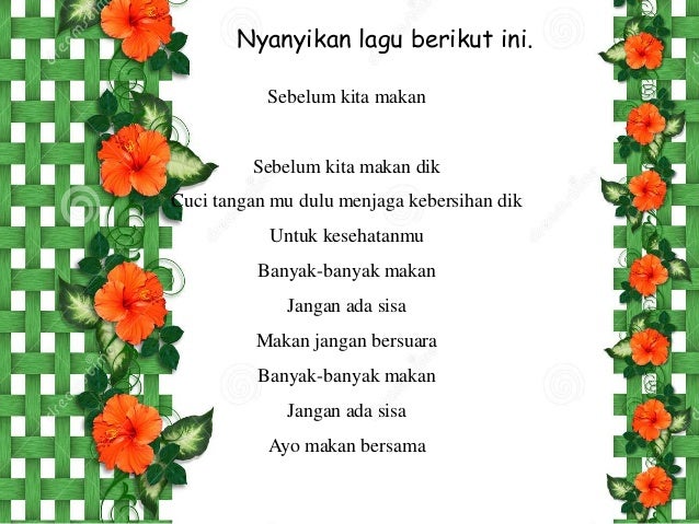 Lirik Lagu Sebelum Kita Makan Ciptaan Pak Kasur Mana Kalimat Perintahnya Kurio