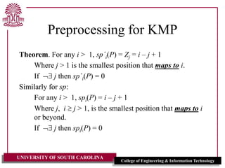 Knutt Morris Pratt Algorithm by Dr. Rose.ppt