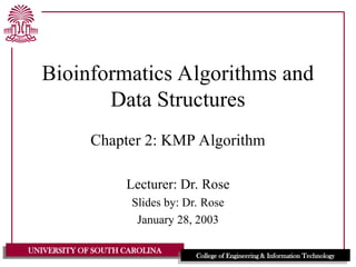 knuth morris pattern explanation in detail | PPT