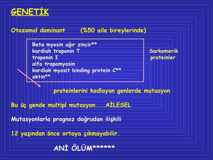 KARDİYOMİYOPATİLER