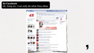 do Facebook
oh, hang on, I can only do what they allow
 