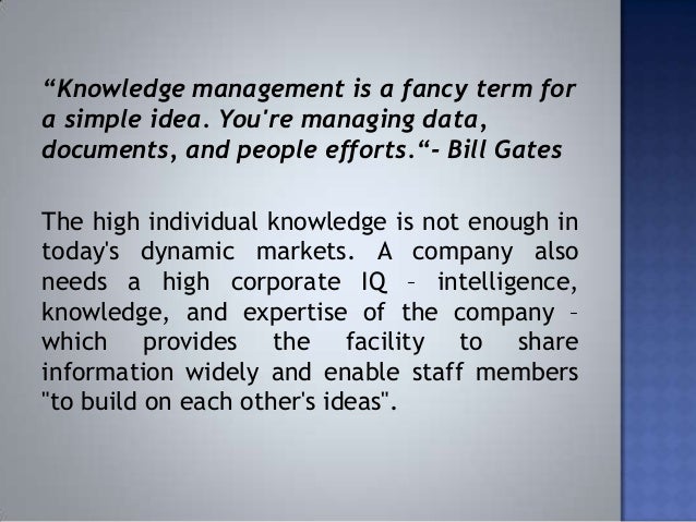 microsoft knowledge management