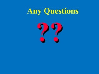 Any Questions
????
 