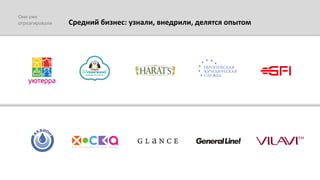 Средний бизнес: узнали, внедрили, делятся опытом
Они уже
отреагировали
 
