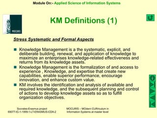 KM Slides.pptx all things about knowledge management | PPTX