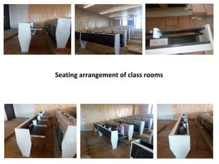 Seating arrangement of class rooms
 