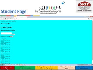 Student Page
 