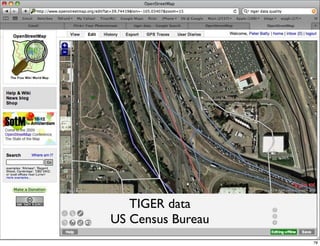 TIGER data
US Census Bureau
                   78
 