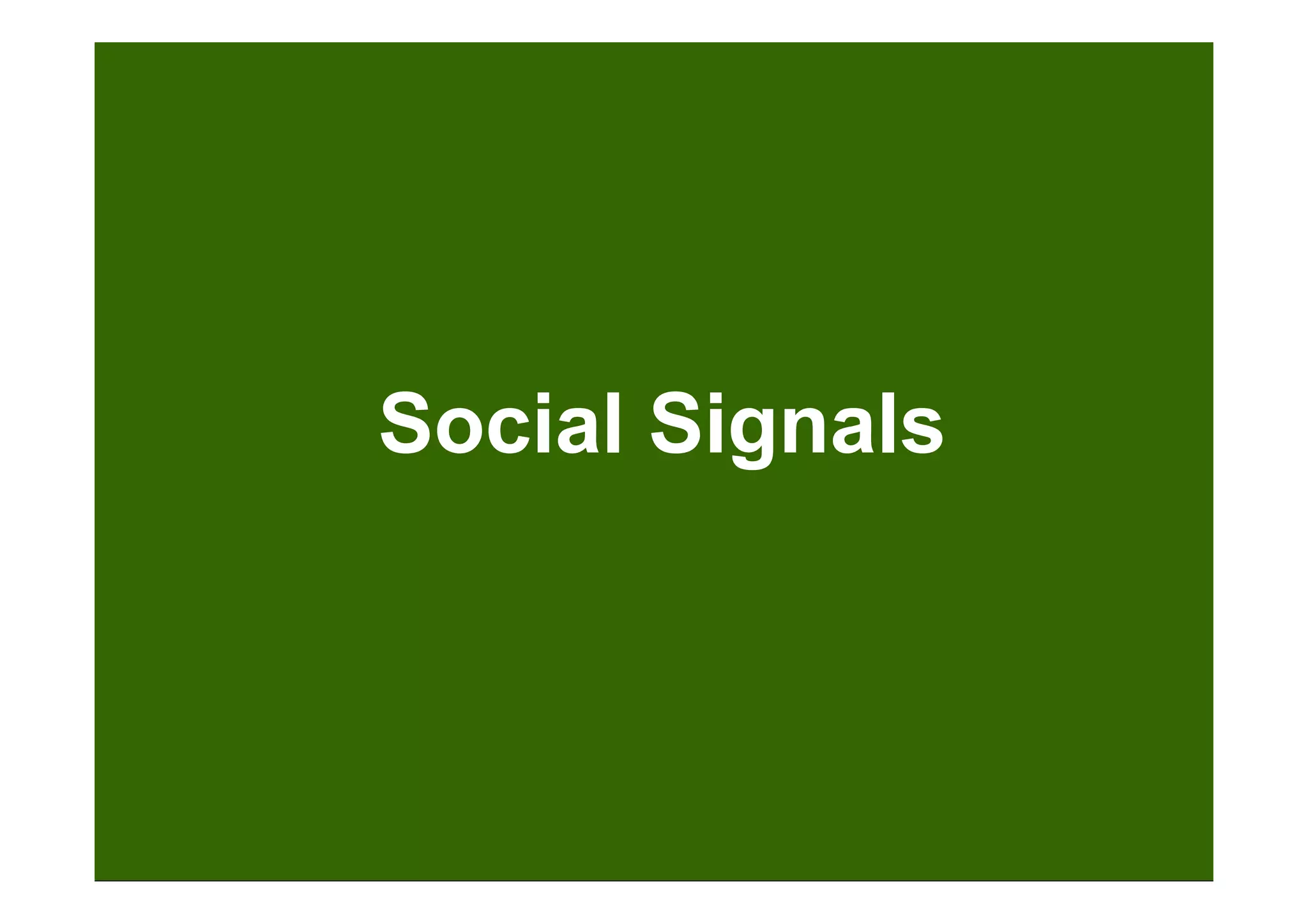 Search + Your World
Kölner Marketingtag 2013
Bei Google.com wird bereits massiv personalisiert
Social Signals
 