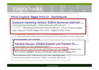 Viagra hacks
Kölner Marketingtag
 