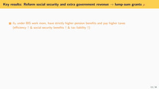 Progressing towards efficiency: the role for labor tax progression in reforming social security