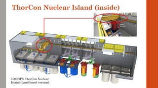ThorCon Nuclear Island (inside)
1000 MW ThorCon Nuclear
Island (Land based version)
 