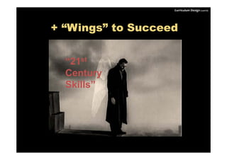 Curriculum Design (cont'd)




+ “Wi
  “Wings” t S
        ” to Succeed
                   d


  “21st
   21
  Century
  Skills”
 