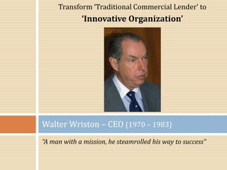 “Fast-growing, competitive and customer-oriented organization”