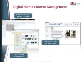 Digital Media Content Management
 