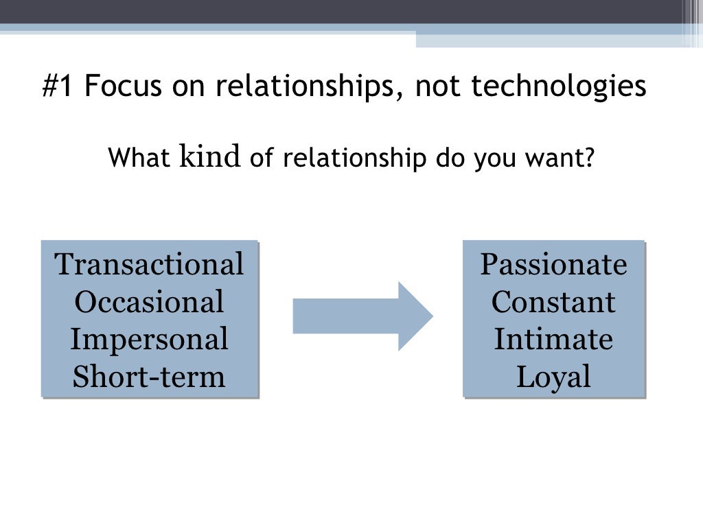 what do a relationship consist of