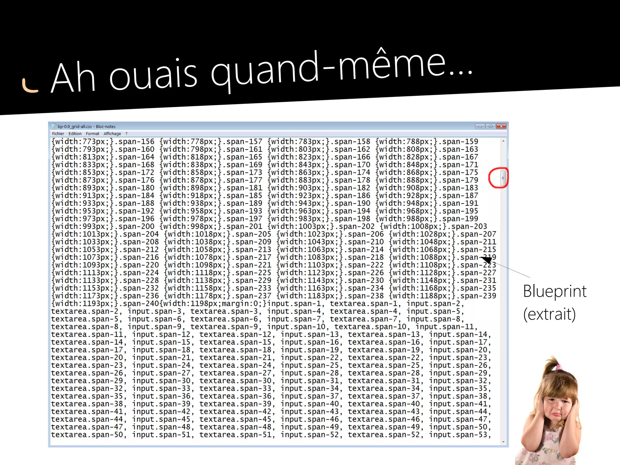 Ah ouais quand-même...
Blueprint
(extrait)
 