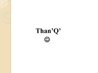 Than’Q’ 
 
