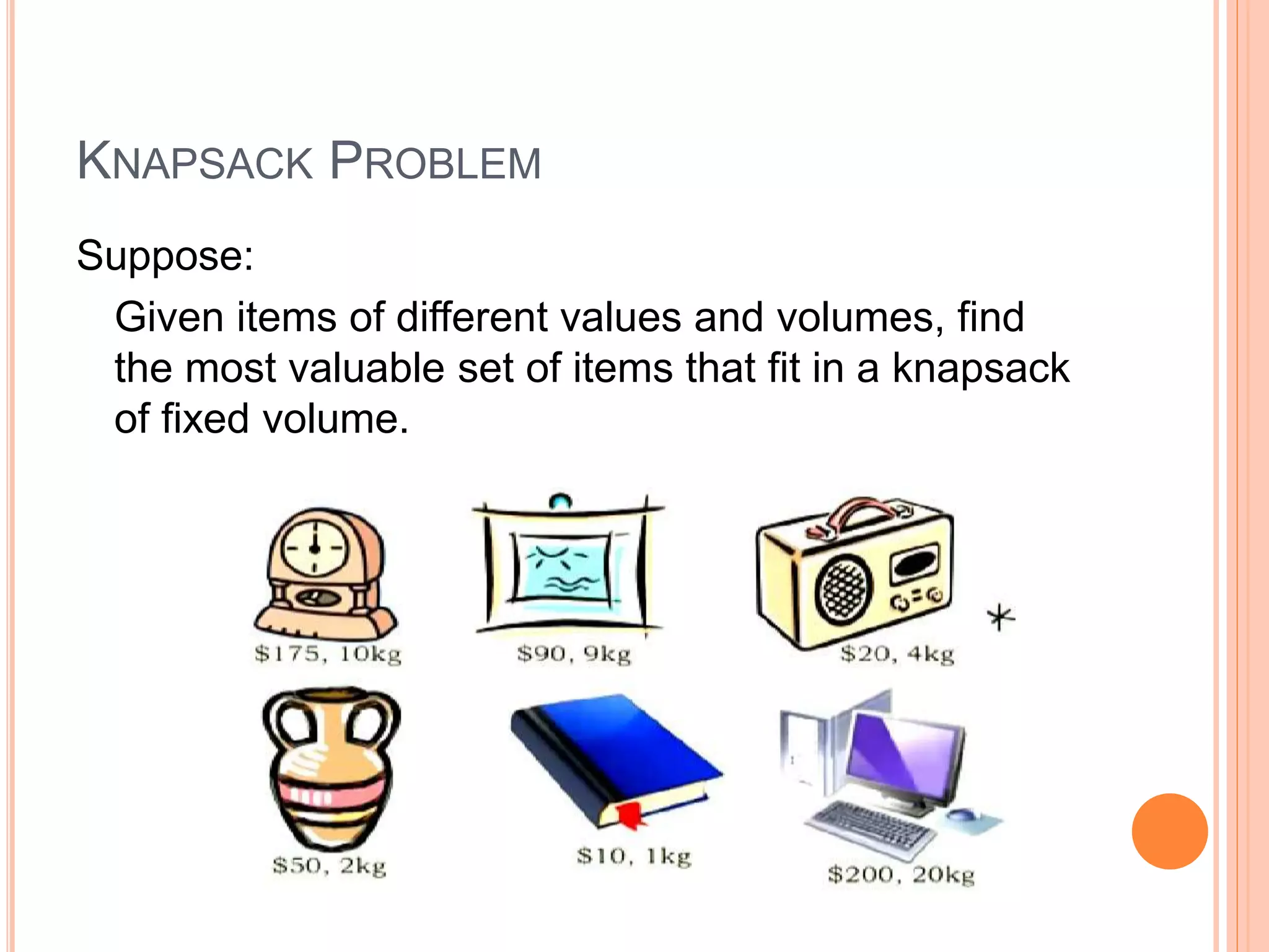 Knapsack problem | PPT