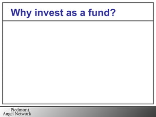 In 1990, I had the option to put $100,000 in one of the following deals: Why invest as a fund? IF YOU INVESTED AS A FUND AND PUT $50,000 IN EACH DEAL, YOU WOULD HAVE MADE   $4,908,500 