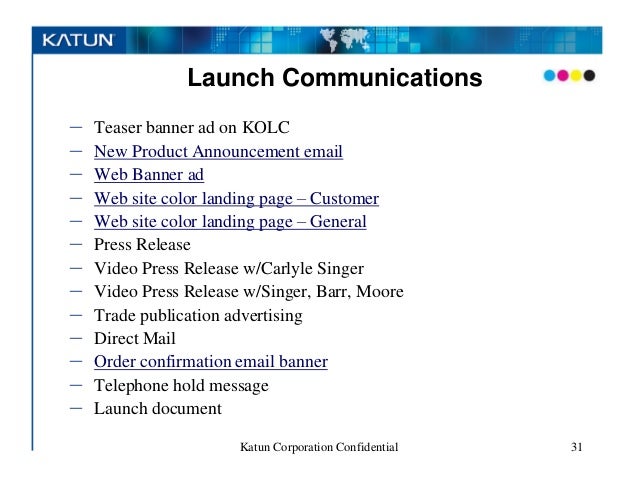 product launch for aftermarket color toners product announcement press release