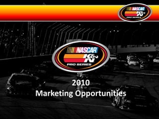 2010
Marketing Opportunities
 