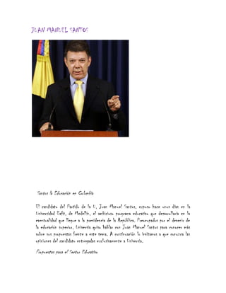 Kndidatos precidenciales propuestas