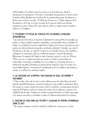 Kndidatos precidenciales propuestas