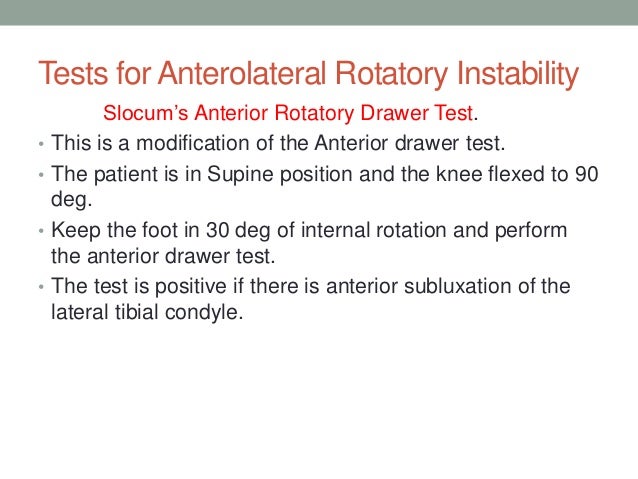 Anatomy And Examination Of The Knee