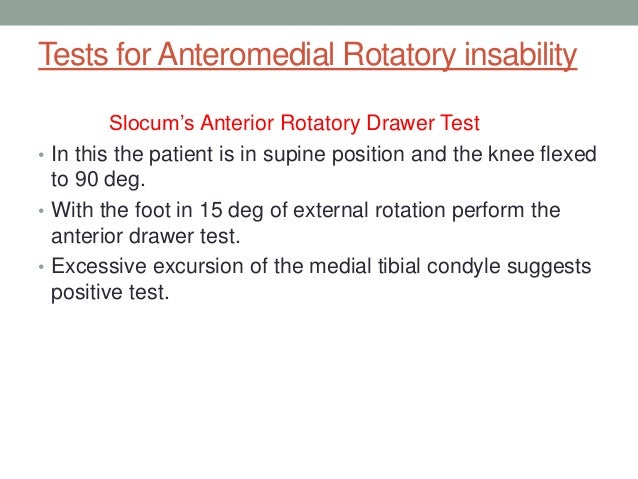 Anatomy And Examination Of The Knee