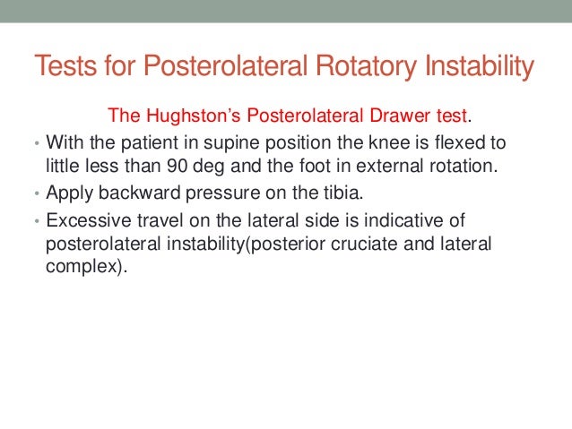 Anatomy And Examination Of The Knee