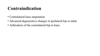 Knee arthrodesis.pptx position of arthodesis | PPTX