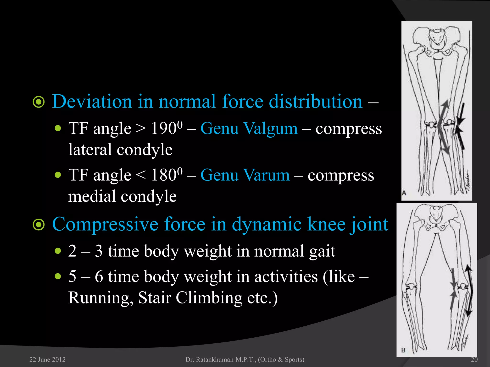 Knee biomechanic | PPTX
