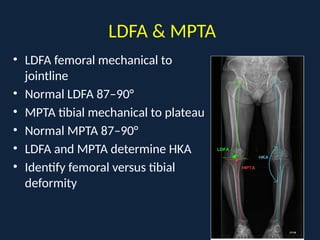 Normal Ldfa Values Comprehensive Biomechanics and Alignment in Total Knee Arthroplasty | PPTX