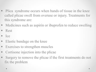 Knee & injuries