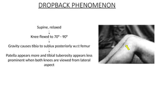 Sublux Ex Knee Joint Examination orthopaedics .pptx