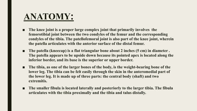 radiography positioning of knee and leg | PPTX