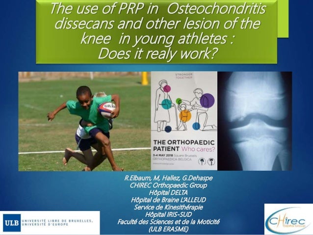 knee osteochondritis and platelet