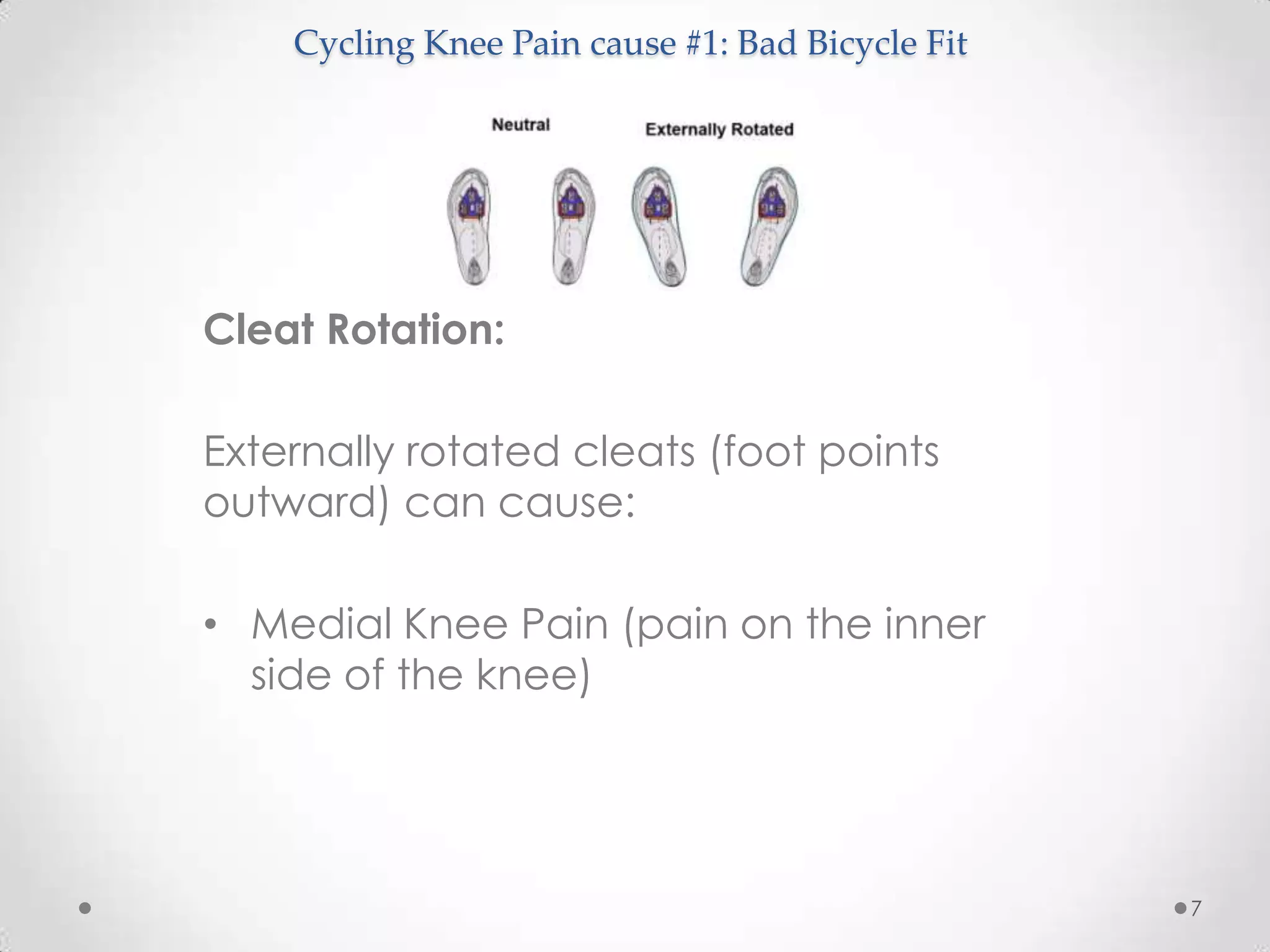 Cycling Knee Pain | PPTX