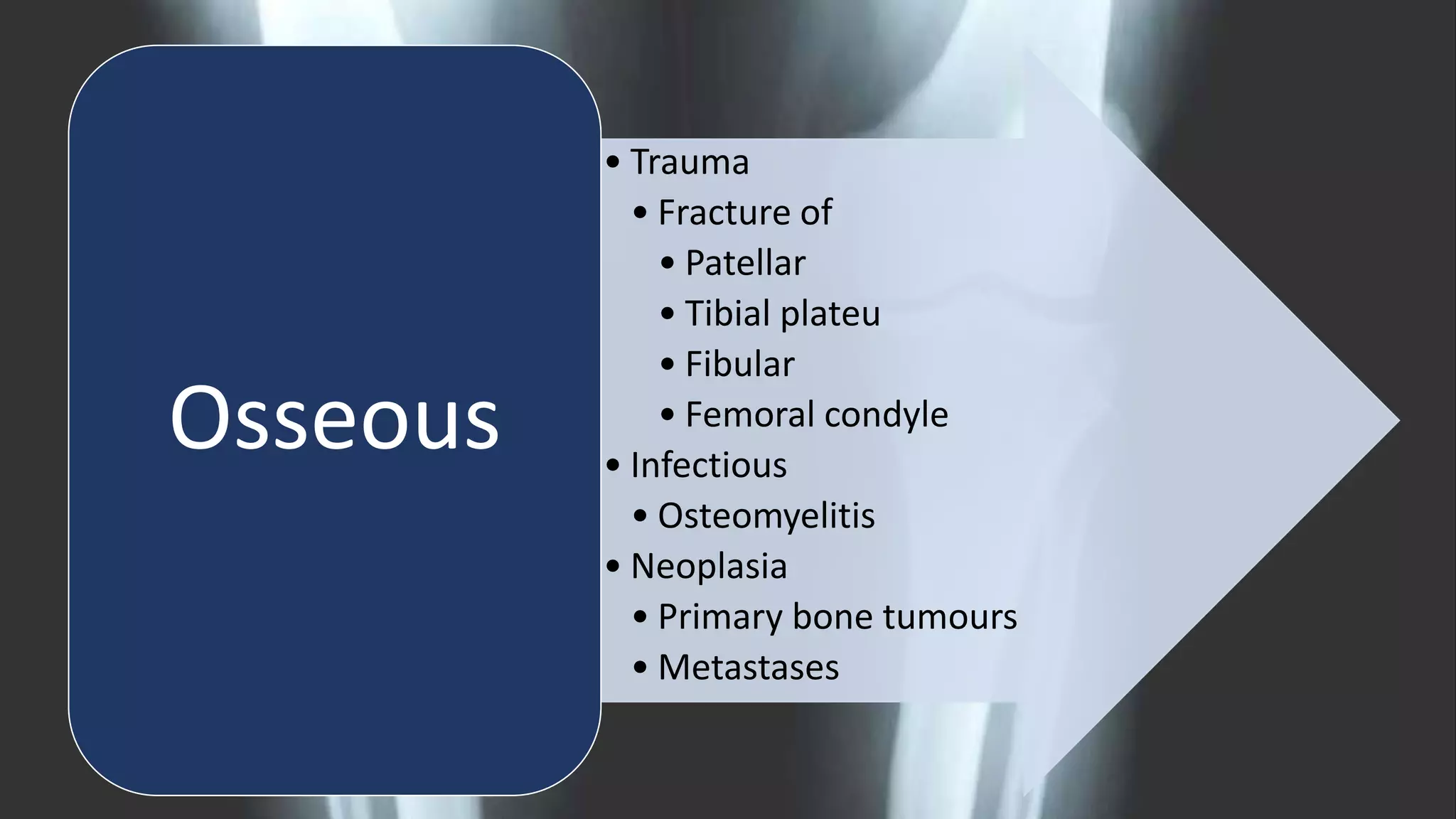 Differential Diagnosis of Knee Pain | PPTX