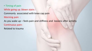 Knee pain | PPTX