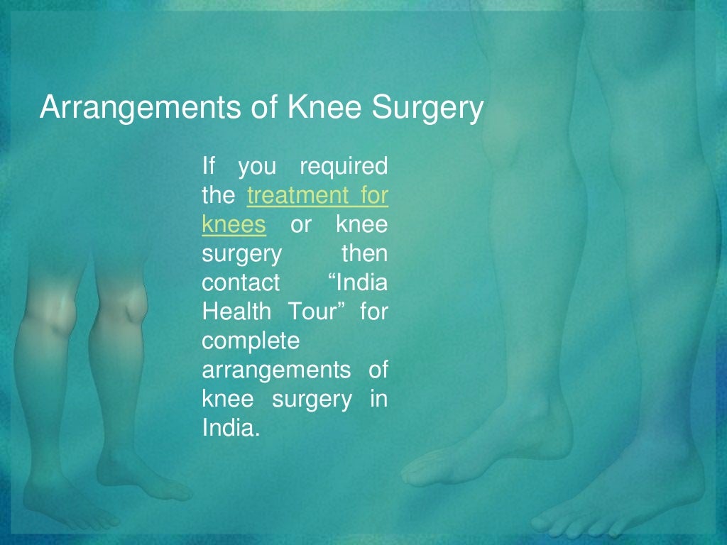 Knee surgery cost in india