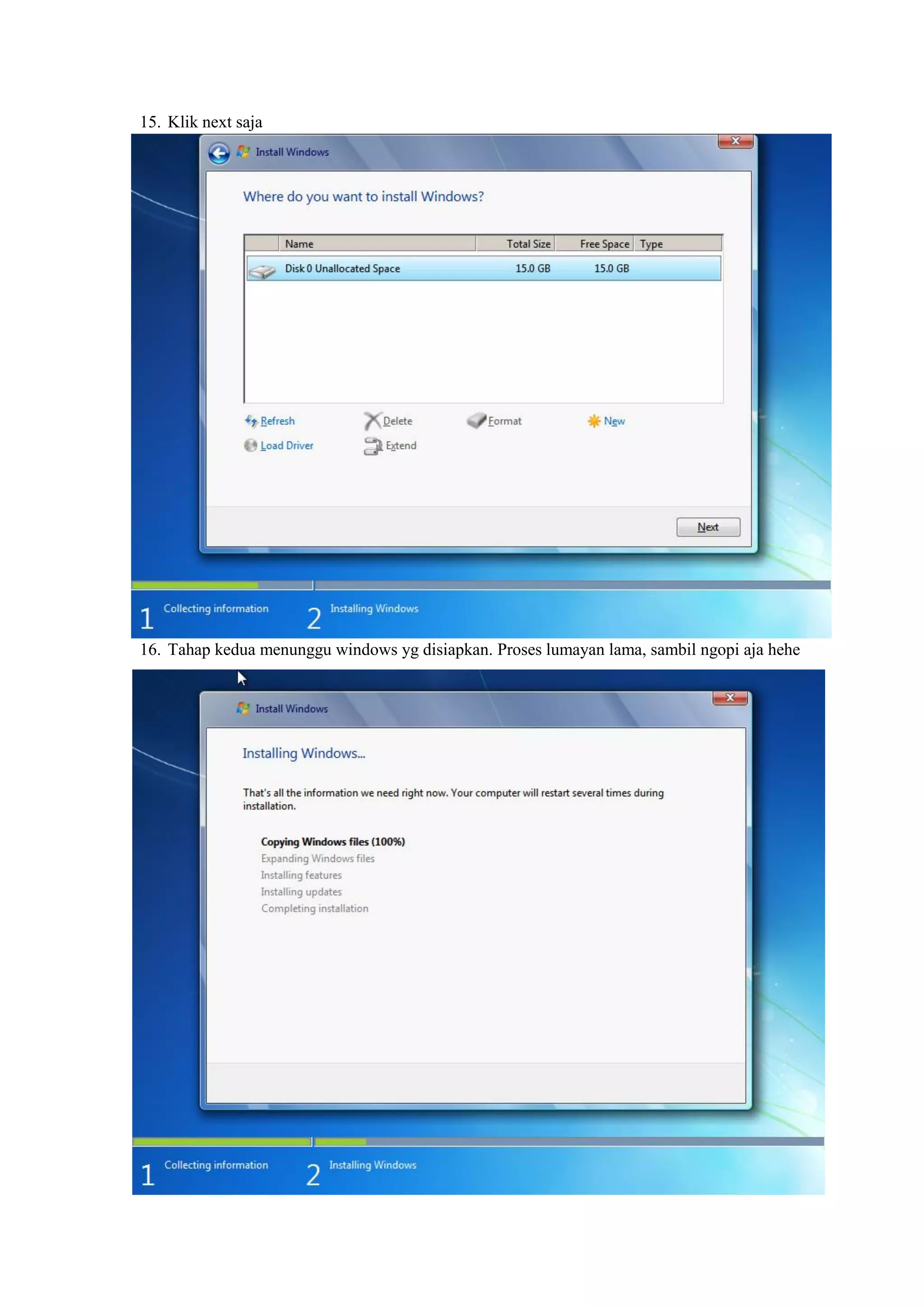 Modul instalasi windows 7 di virtual box | PDF
