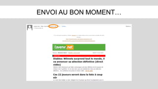 ENVOI AU BON MOMENT…
 