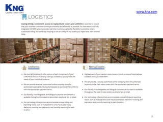 www.kng.com
16
 