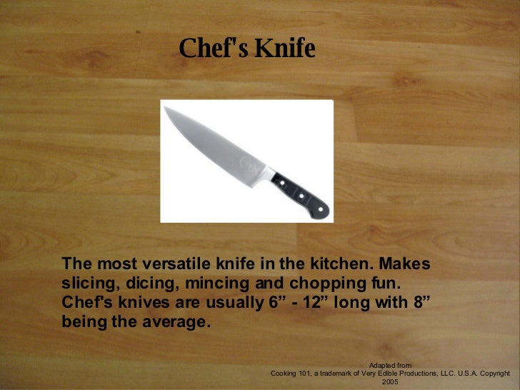 Knife and Cutting Techniques